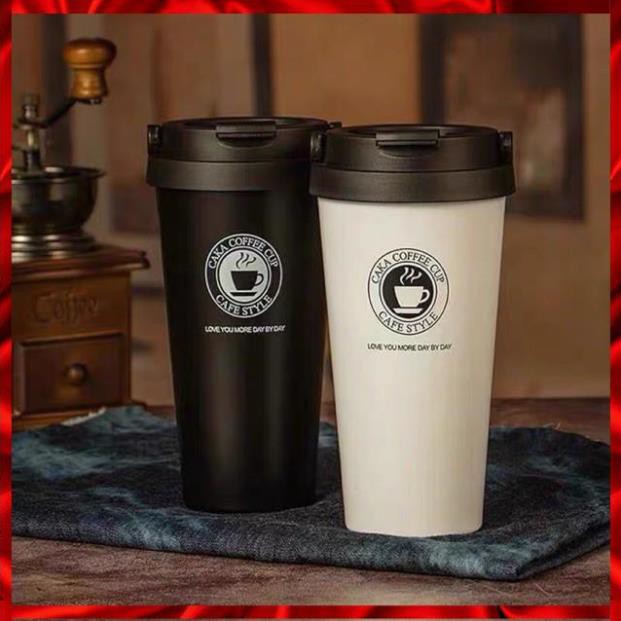 Bình giữ nhiệt, Ly giữ nhiệt Cafe Style hàn quốc cao cấp dung tích 500ml | BigBuy360 - bigbuy360.vn