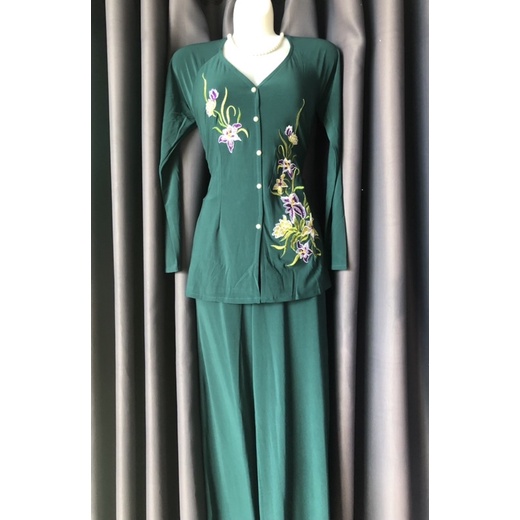 bộ BABA MÀU may sẵn thêu hoa (40-77kg)mặc vừa