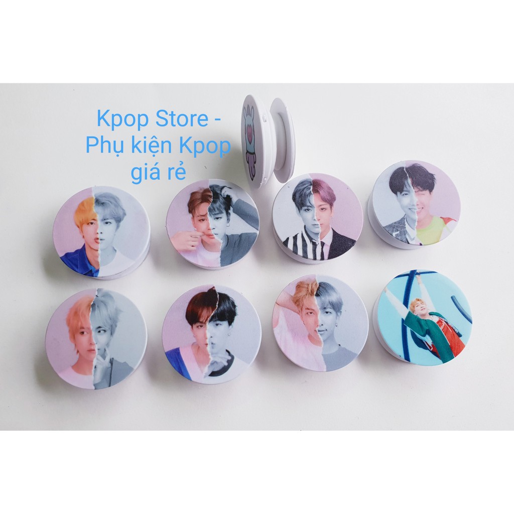 Popsocket BTS, BT21, BLACKPINK, SEVENTEEN, WANNA ONE, EXO, GOT7, TWICE đỡ điện thoại