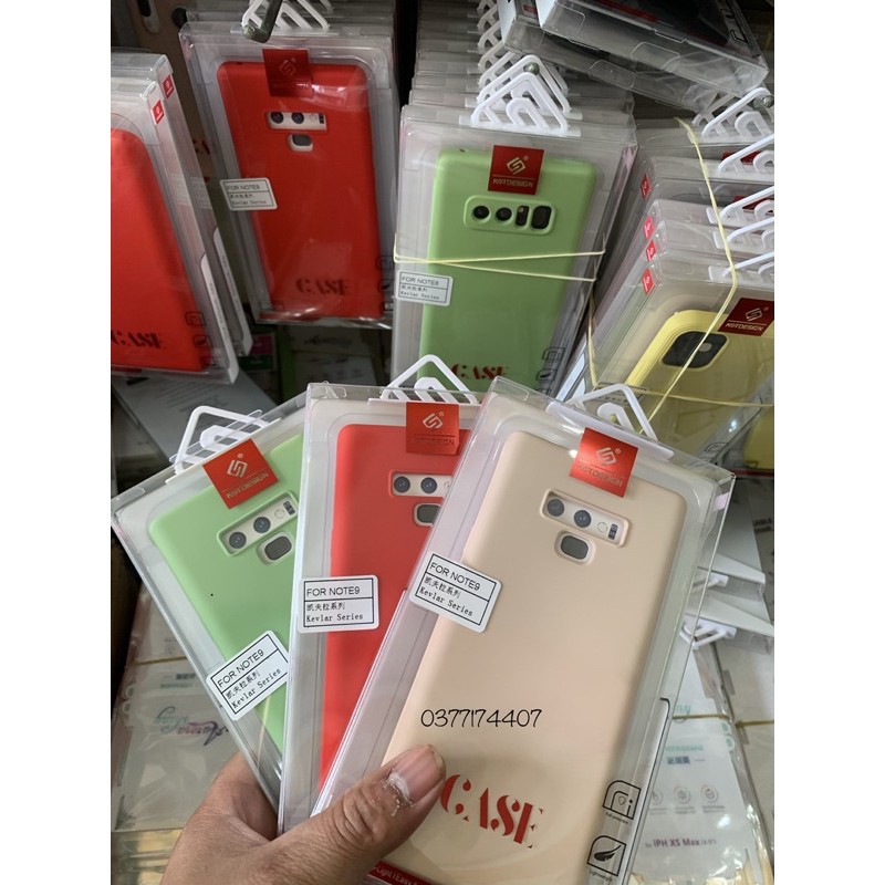 Ốp lưng dẻo màu cho Samsung Galaxy Note 9 hiệu kt desing chống bám bẩn
