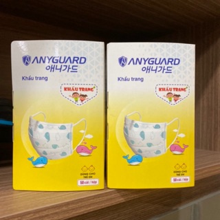 Khẩu trang Anyguard túi 10cái (3 lớp - xanh)