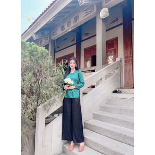 SÉT ÁO BÀ BA GẤM BB + QUẦN CC