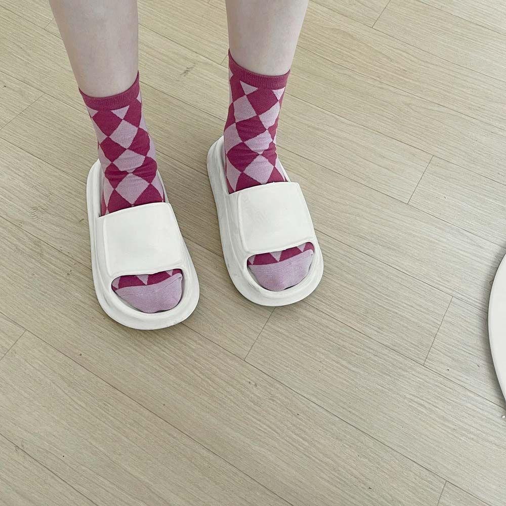 Vớ Cotton Thể Thao Phong Cách Đường Phố Hàn Quốc Cho Nữ