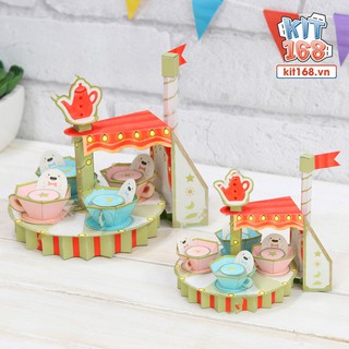 Mô hình giấy đồ vật đồ chơi Trò chơi Coffee Cup Mini
