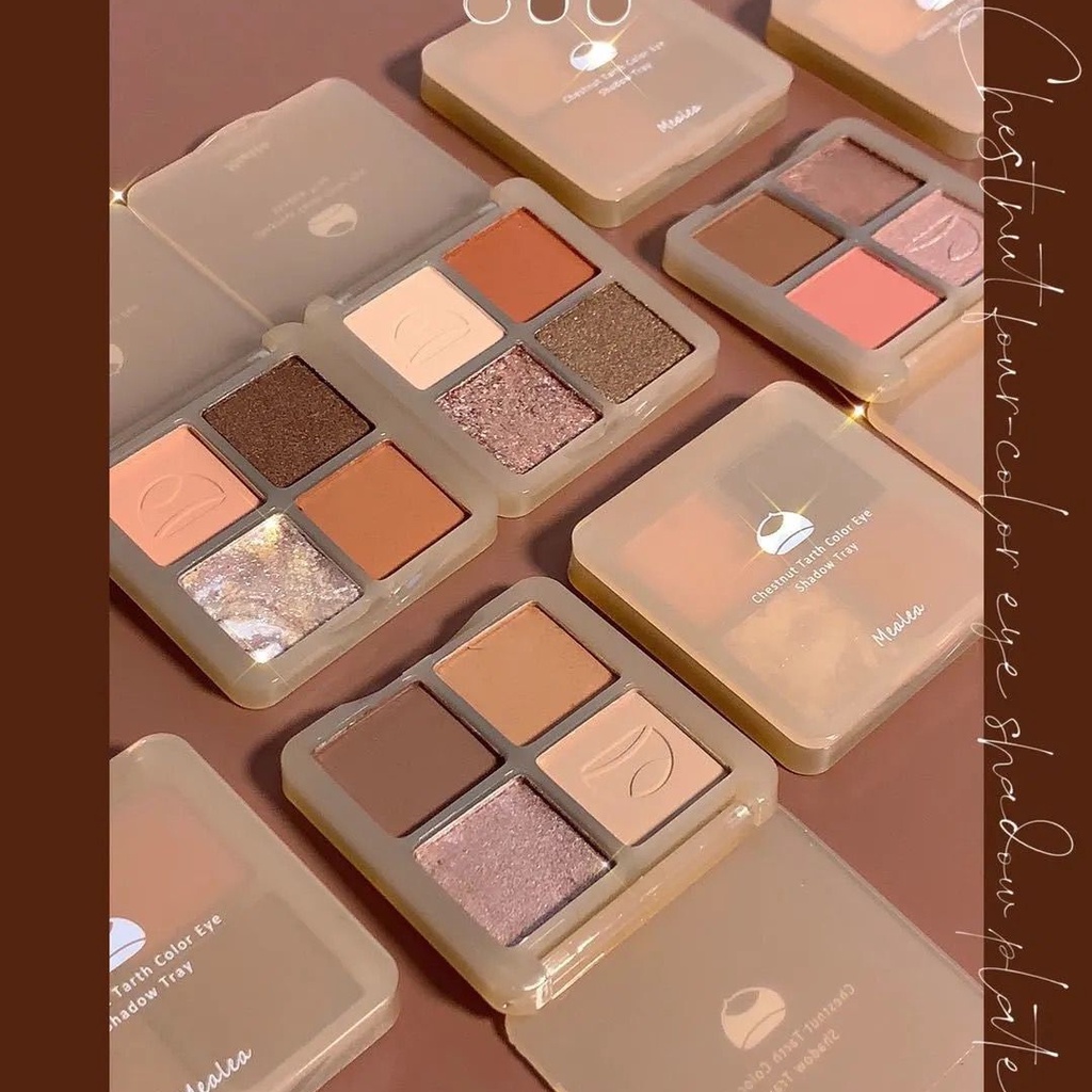 [Hàng mới về] Bảng phấn mắt Mealea 4 màu hiệu ứng lì & ánh ngọc trai lung linh cho người mới bắt đầu | BigBuy360 - bigbuy360.vn