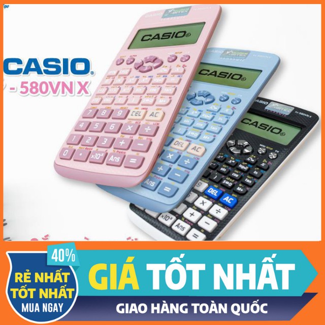 Máy Tính Casio Fx580vnx Chính Hãng Bảo Hành 7 Năm