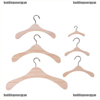 {buddi} Handmade All Doll Clothes Hanger Wood Furniture Coat Hanger Model Toy Gifts{LJ}