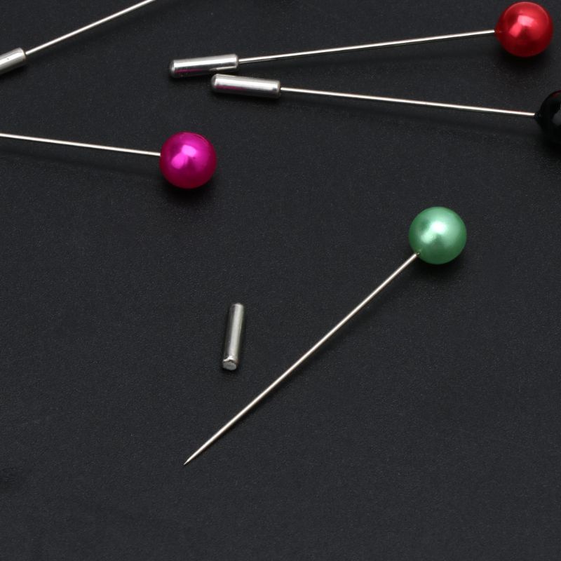 Set 12 Ghim Cài Khăn Choàng Đính Ngọc Trai Nhân Tạo Thời Trang