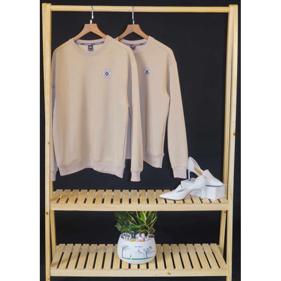 Áo sweater hoodie Kakao Korea Unisex màu beige - Hàng canh sale siêu hot | BigBuy360 - bigbuy360.vn
