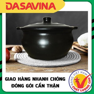 [MỚI] Nồi Đất Bếp Từ Bá Kiến Cao Cấp 3 Lít ✅- Kho cá - Nấu Cháo - Hầm Canh - Linh Xương - Sắc Thuốc Đều Tốt