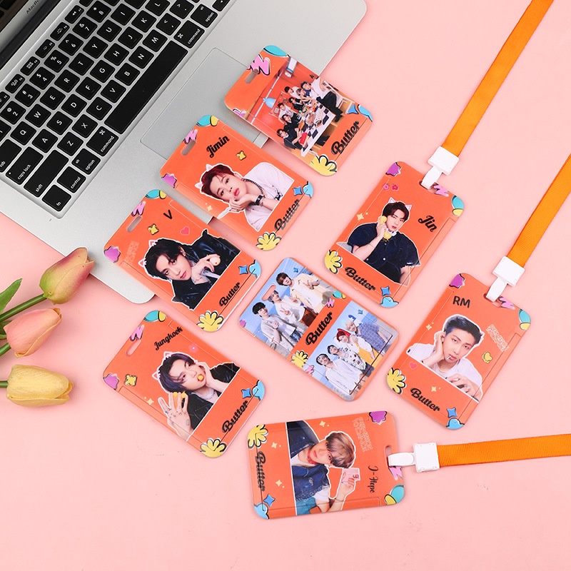 Dây Đeo Thẻ ID Họa Tiết BTS Độc Đáo