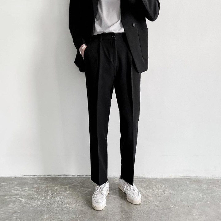 Quần âu baggy nam ống rộng JONATO, quần tây baggy nam co dãn, kiểu dáng trẻ trung năng động