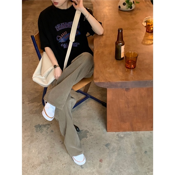 Áo thun NZN tay ngắn dáng rộng thiết kế mới thời trang mùa hè theo phong cách Hàn Quốc thời trang cho nữ