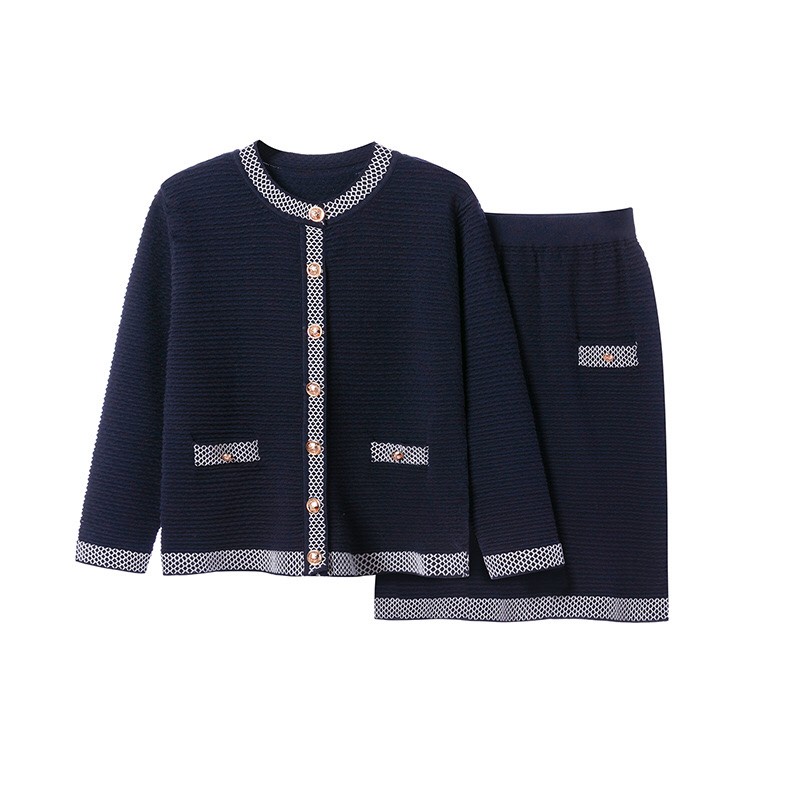 BL9750 - Set áo và chân váy len thu đông hàng nhập