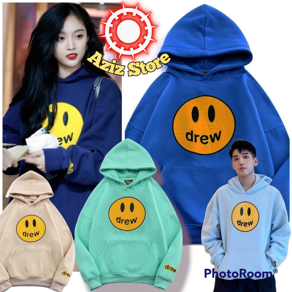 🔥(ĐU TREND)🥲 Áo Hoodie DREW Unisex Ulzzang Nam Nữ thu đông Nỉ Ngoại From Rộng