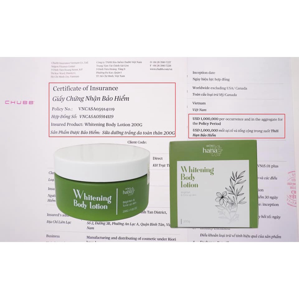 Kem Dưỡng Da Toàn Thân RIORI Whitening Body Lotion | BigBuy360 - bigbuy360.vn