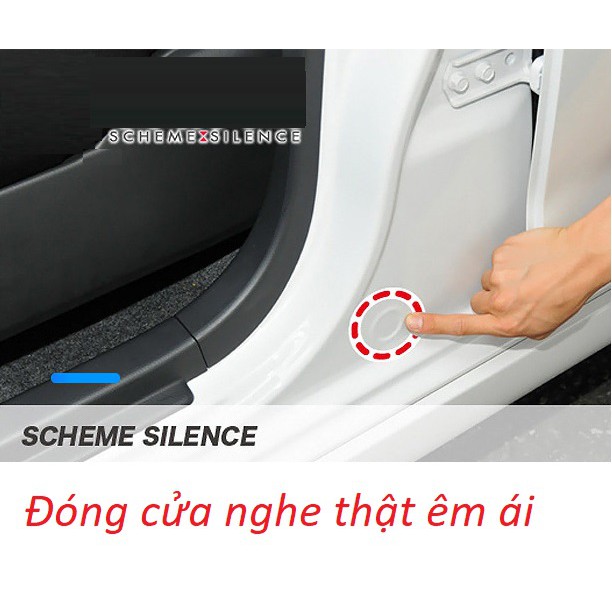 Núm cao su giảm chấn PHÁT QUANG silicone chống ồn tiếng va đập khi đóng cửa xe hơi đóng cốp hay caplo ô tô