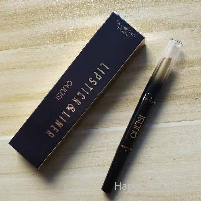 (Hàng Mới Về) Son Môi Kiêm Bút Kẻ Viền Môi Hai Đầu Xoay Được Không Dễ Phai Màu | BigBuy360 - bigbuy360.vn