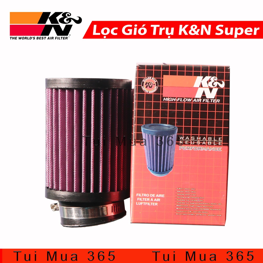 Lọc Gió Trụ K&amp;N RU 1280 Super Copy