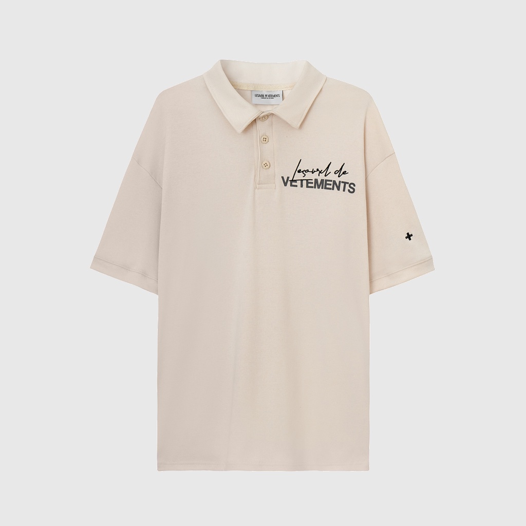 Áo Polo Lesavril de Vetements LD sur V Light Beige