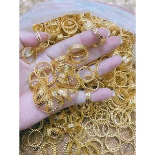 100 nhẫn kim tiền đồng non