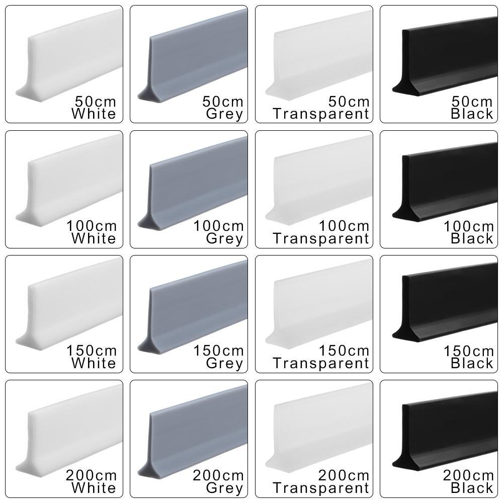 Dải Chặn Nước Bằng Silicone Chống Trượt Có Thể Uốn Cong Tiện Dụng