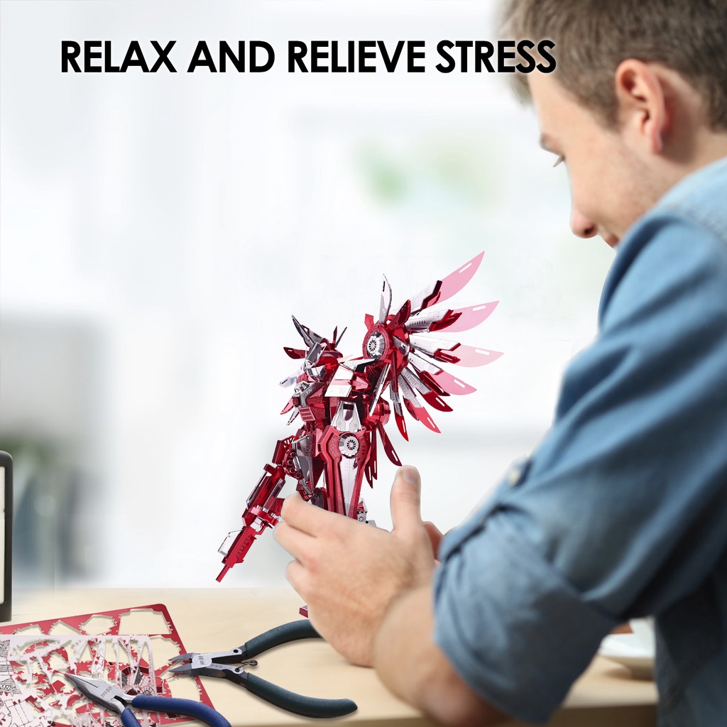 Piececool  đồ chơi lắp ráp  3D kim loại làm quà tặng dành cho thanh thiếu niên