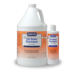 Dầu tắm giảm rụng lông davis de-shed shampoo