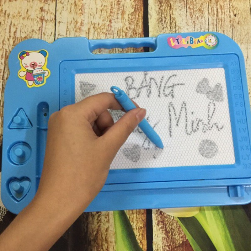 Bảng viết tự xoá cho bé thông minh dùng nam châm - dụng cụ tập viết vẽ đầu đời của trẻ