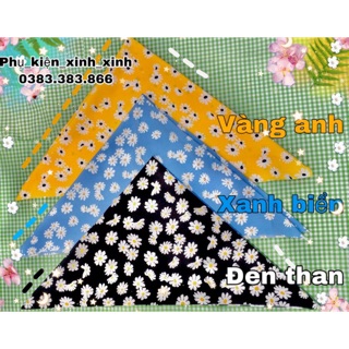 Khăn turban bandana mẫu cúc nhí mẫu 1