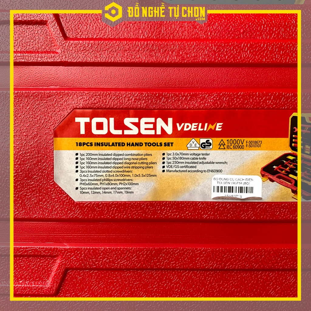 Dụng cụ cách điện trọn bộ Tolsen V83718