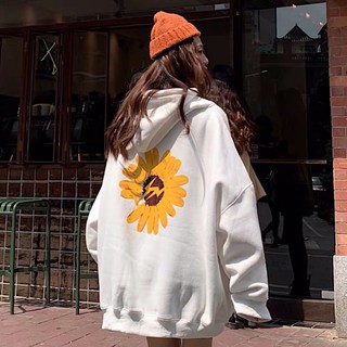 Áo hoodie hoa cúc basic unisex