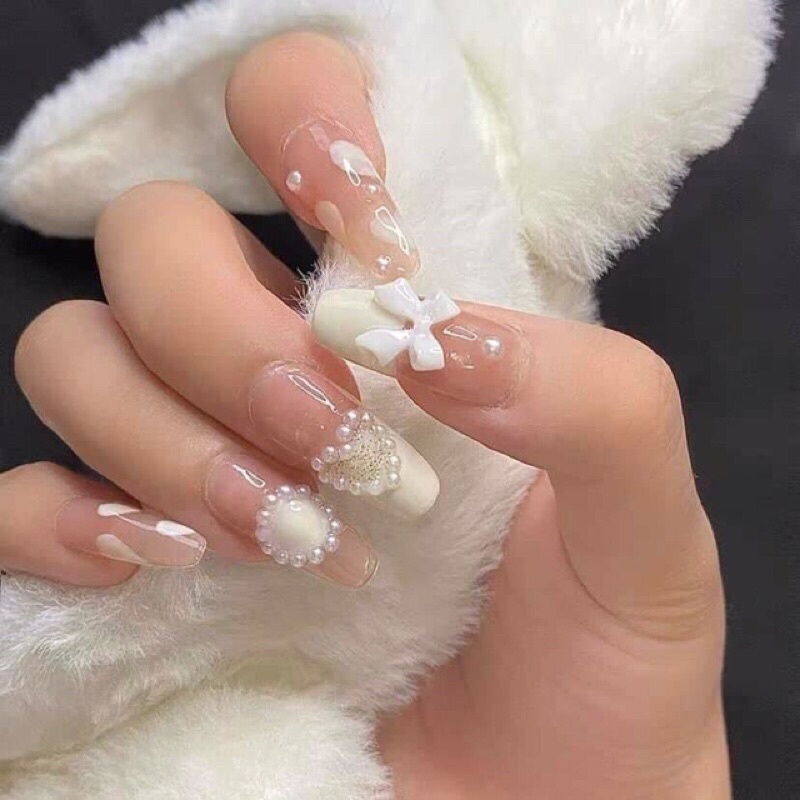 Mẫu Nailbox nhũ Kim Cương tặng kèm keo + dũa