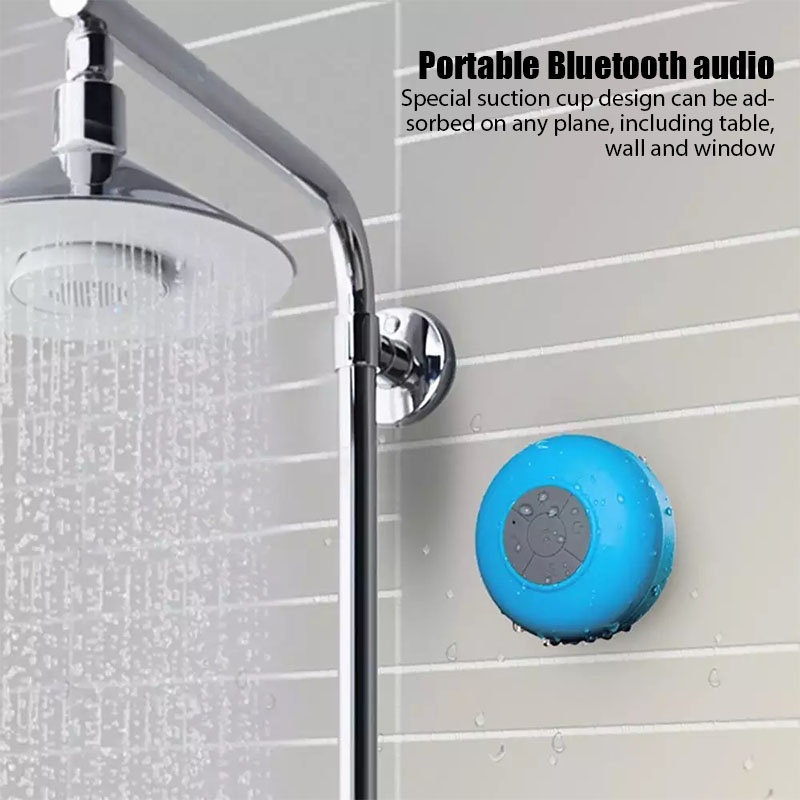 Loa Bluetooth Không Dây Chống Nước Có Đế Hút Chân Không