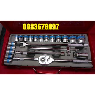 BỘ TUÝP 24 CHI TIẾT 1/2" HỆ MÉT  TOP