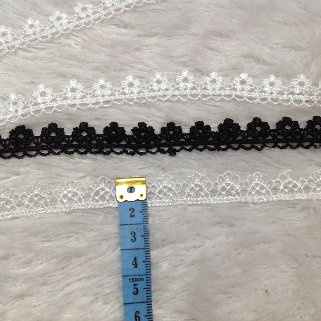 Ren hoa thêu viền áo voan đính trang trí trang phục váy đầm áo dài