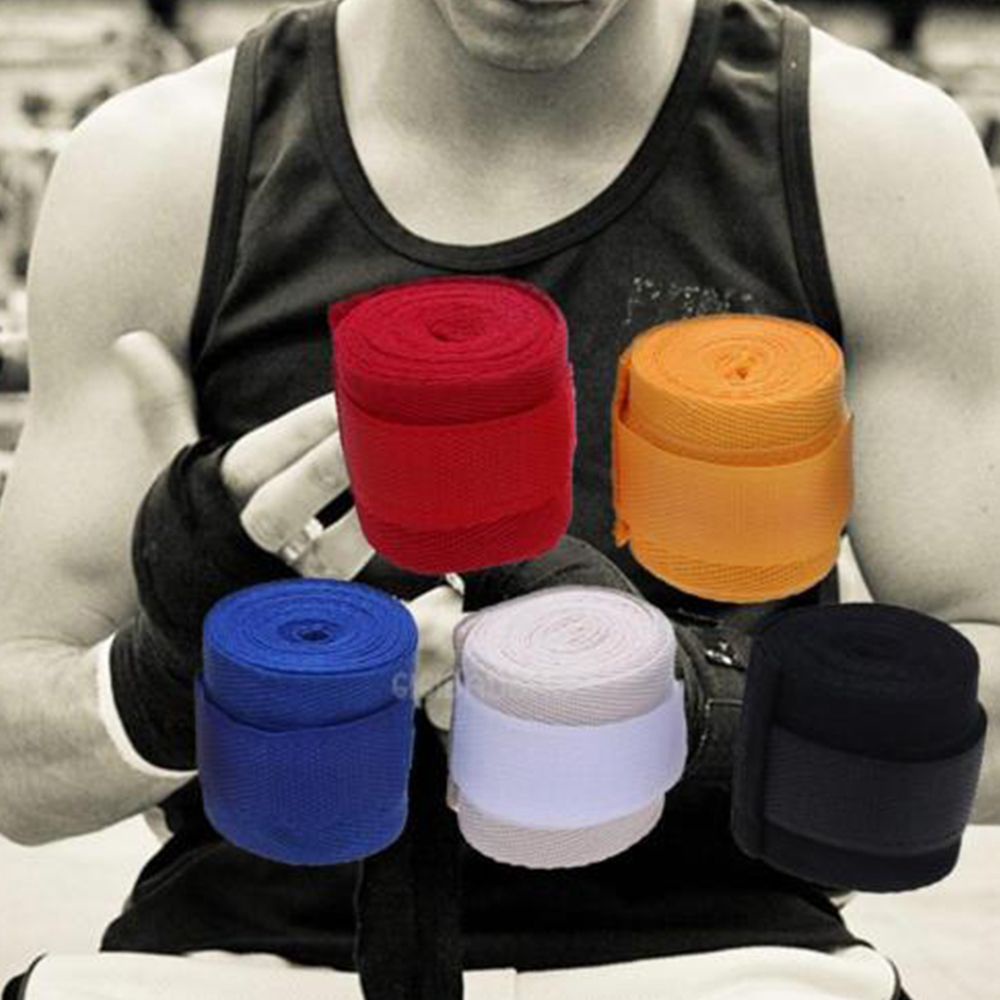 Phụ kiện dây quấn tay sử dụng khi tập boxing/muay thai từ cotton dài 2.5m