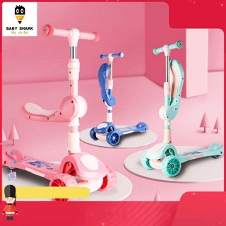 Xe Scooter Cho Bé Có Đèn Có Nhạc Đa Nặng Siêu Đẹp Siêu Xinh [SHOPHOUSE]