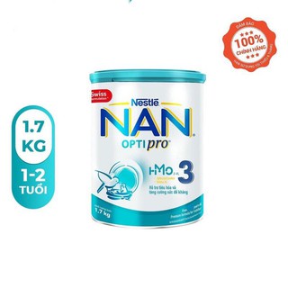 [date mới] Sữa Bột Nestle NAN OPTIPRO 3 HMO – Hộp 1.7KG