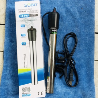 Sưởi sobo hj-500 vỏ inox 500w - sưỡi ấm cho hồ bể cá