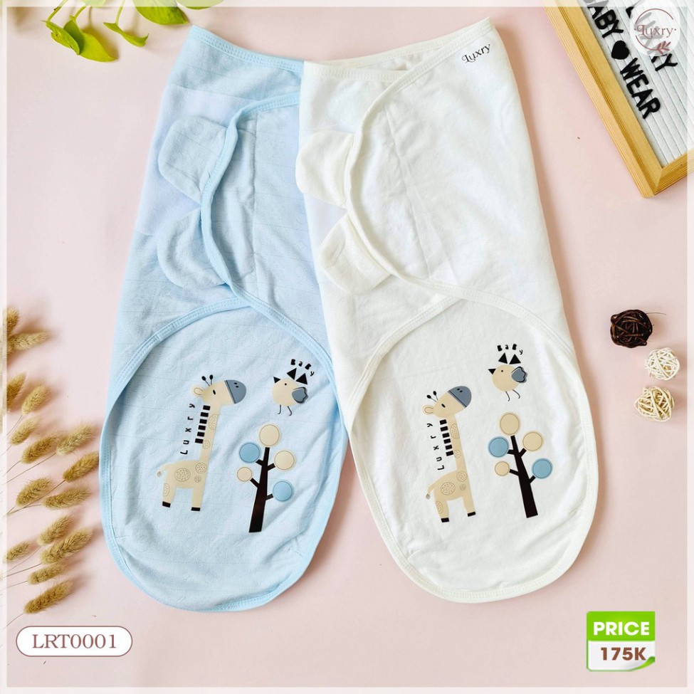 Túi ngủ cho trẻ sơ sinh thiết kế thông minh vải sợi tre Luxry