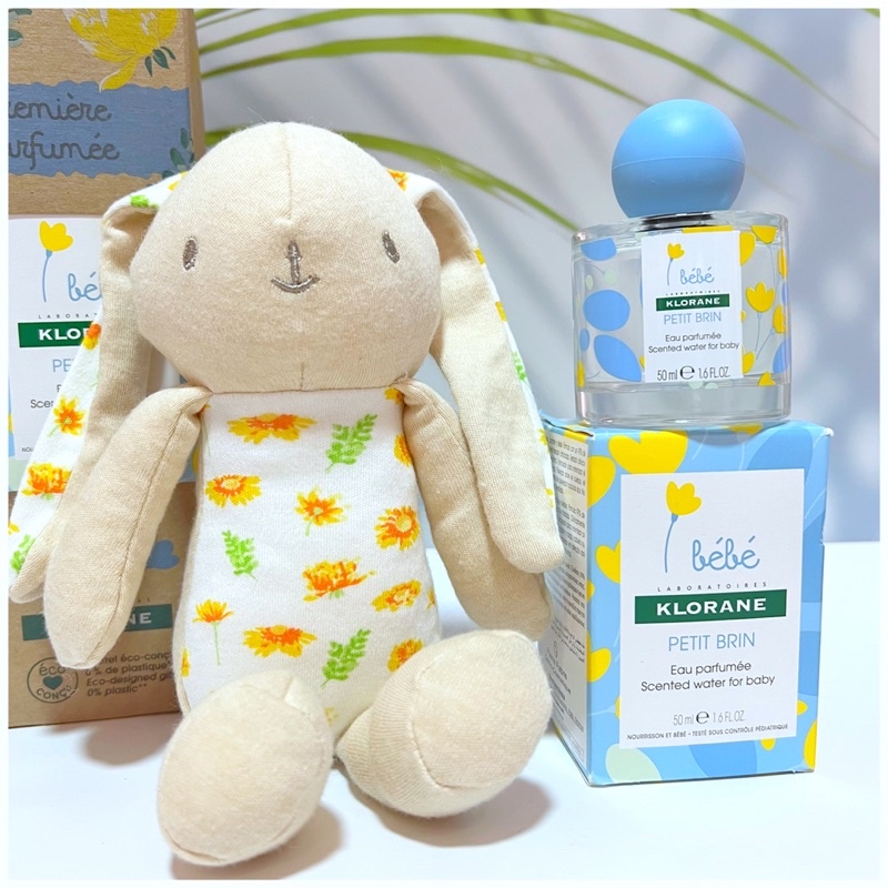 Set nước hoa Pháp cho bé KLORANE bébé tặng kèm thỏ bông