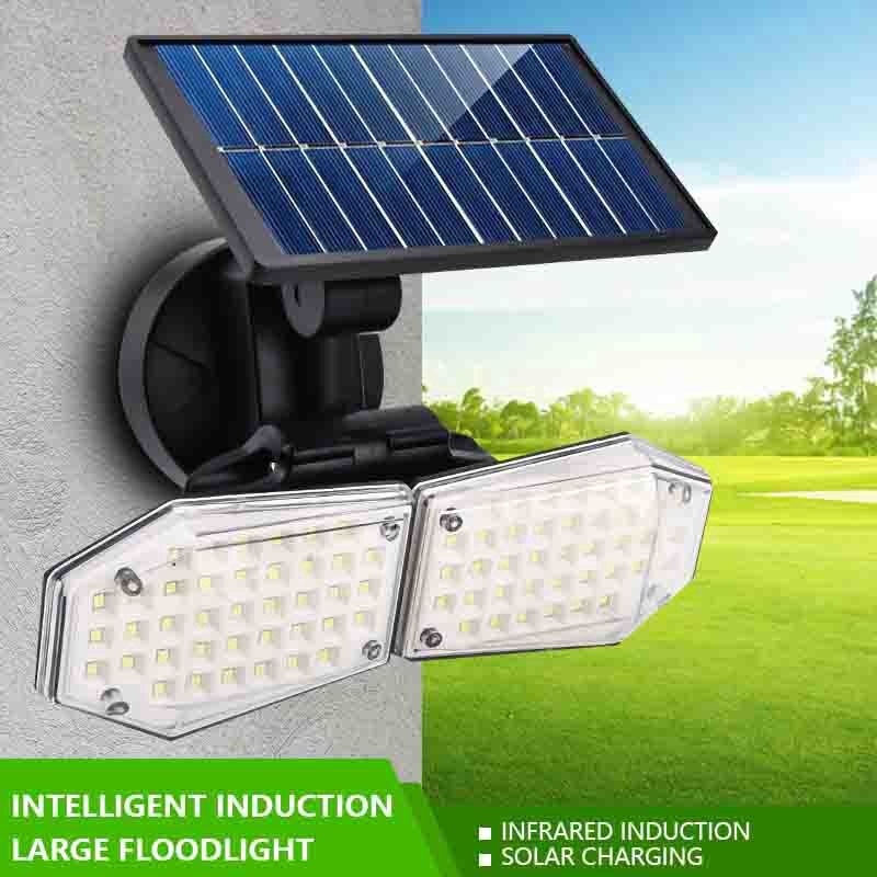 Đèn Led Gắn Tường 56led / 78led / 108cob / 130cob Sử Dụng Năng Lượng Mặt Trời