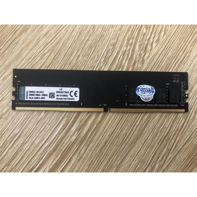 [flash sale] RAM Kingston 8GB DDR4 Bus 2400 MHz mới bảo hành 3 năm [giá gốc]