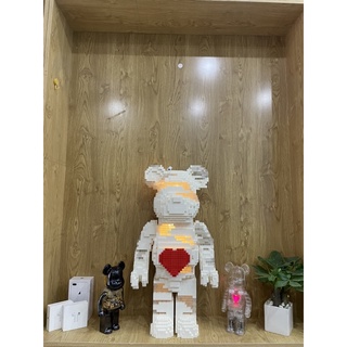 [CÓ SẴN] Mô hình Bearbricks gấu Lego 1000%