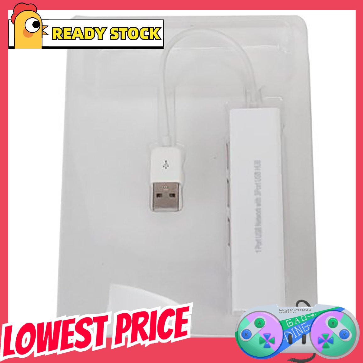 [lovely]High Speed USB 2.0 to Network LAN Ethernet RJ45 Adapter with 3 Port USB HUB