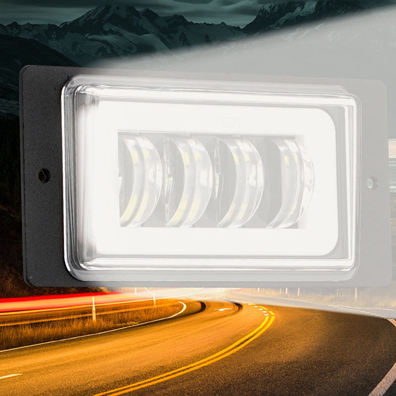 Đèn Pha LED 12V 6000K Ánh Sáng Cao Chống Thấm Nước Cho Xe Hơi / Xe Máy