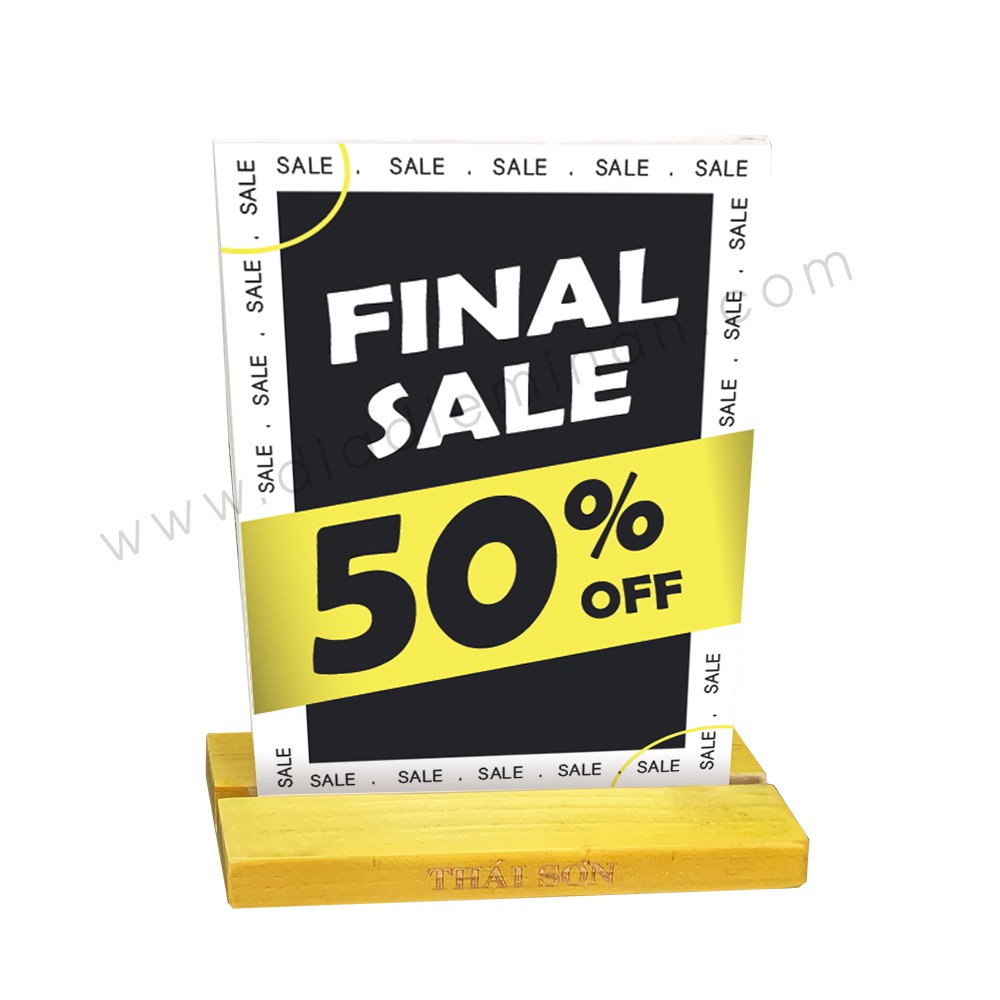 Bảng sale - Tấm Sale - Bảng Giảm giá - Tấm giảm giá  _ MẪU 6