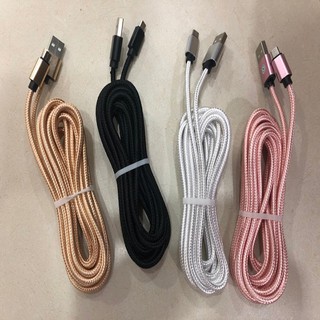 Cáp sạc micro USB dây dù 1m 2m 3m dành cho điện thoại SamSung,NOkia,Oppo.....