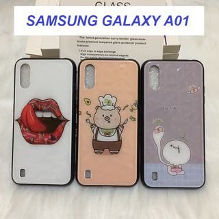  Ốp lưng Samsung galaxy A01 vân kim cương 3d Viền Dẻo Thế Hệ Mới